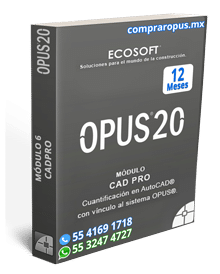 Comprar Opus Módulo 5 CAD Pro 12 Meses