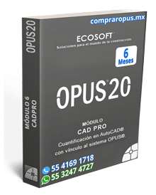 Comprar Opus Módulo 5 CAD Pro 6 Meses